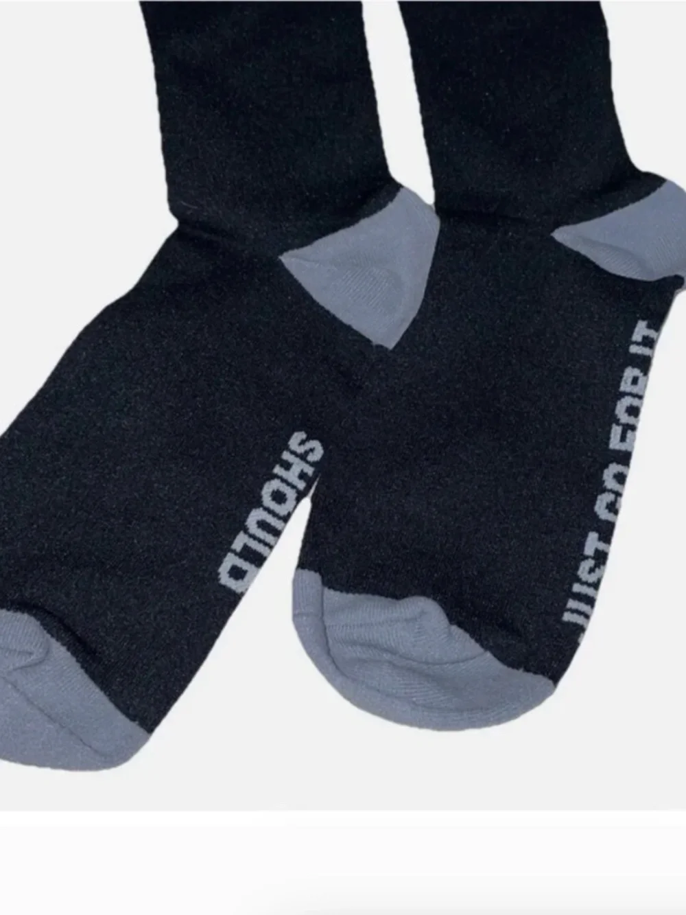 FIGS Compression Socks Small Women's Small 5 -7 Black - Just Go For It - NEW